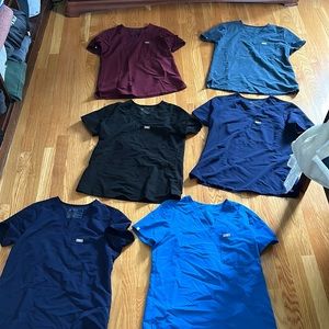 Six fig scrub tops